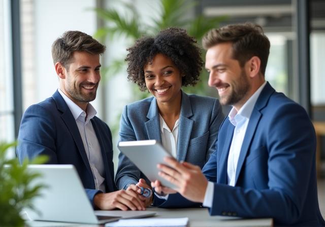 Team di Alula Ascent al lavoro nel loro ufficio di Roma